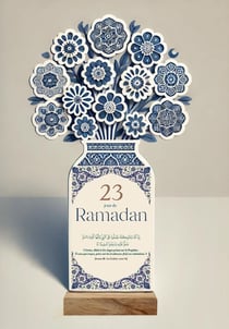 Calendrier fleuri du Ramadan : 30 cartes de sagesse