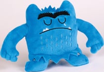 Mini peluche : La Couleur des émotions - Monstre Bleu