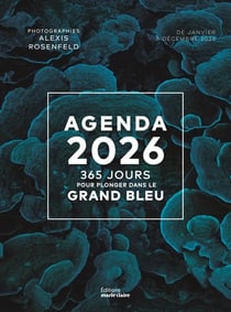 Agenda 2026 Marie-Claire - Bleu - 17 x 23 cm - L'agenda des océans