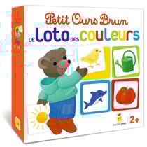 Jeu petit ours brun - Le loto des couleurs