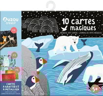 10 cartes magiques - cartes à gratter et