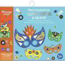 Ma pochette d'artiste - Mes masques de super-héros à décorer
