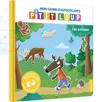 Mon cahier d'autocollants p'tit loup - les animaux