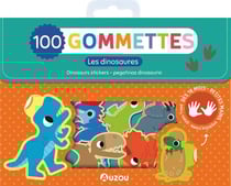 100 gommettes - les dinosaures
