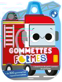Gommettes formes - l'aventure de petit camion de pompier