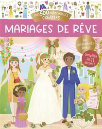 500 autocollants creatifs - mariages de reve