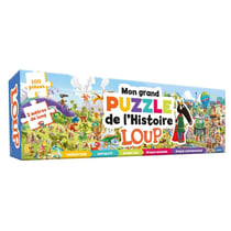 Puzzle 100 pièces - Mon grand puzzle de l'Histoire Loup