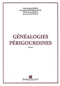 Genealogies perigourdines tome vi