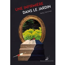 Une infirmiere dans le jardin