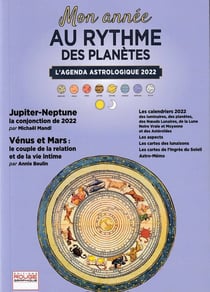 L'agenda astrologique 2022 - mon annee au rythme des planetes