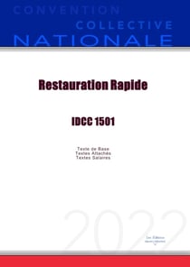Convention Collective Nationale Restauration Rapide IDCC 1501