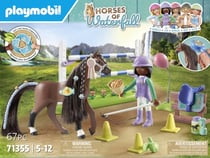 Playmobil® - Zoe & Blaze avec parcours d'obstacles - 71355 - Playmobil® Horses of Waterfall