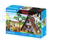 Playmobil - Astérix : Hutte d'Astérix avec Panoramix - 71828 - Astérix