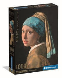 Puzzle 1000 pièces - Girl Pearl Earring - Clementoni