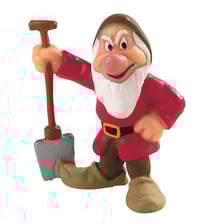 Figurine Blanche Neige Disney - Nain Grincheux - 5 cm