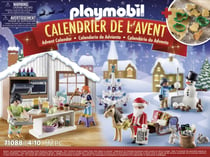 PLAYMOBIL 71348 Calendrier de l'Avent - Arc-en-ciel, un univers de  princesses et de magie- 24 fenêtres à ouvrir en attendant Noël, jouet avec  décor