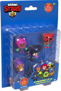 5 figurines Brawl Stars 4,5 cm