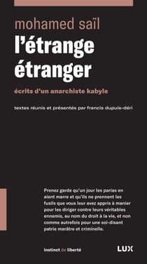 L'étrange étranger - Écrits d’un anarchiste kabyle