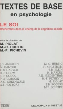 Le Soi - Recherches dans le champ de la cognition sociale