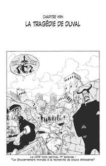 One Piece édition originale - Chapitre 494 - La tragédie de Duval