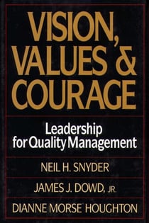 Vision, Values, and Courage - Leadership for Quality Management