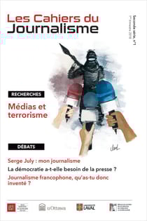 Les Cahiers du Journalisme, V.2, NO3 - La santé mentale dans les médias