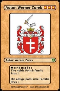 The noble Polish family Prus I Die adlige polnische Familie Prus I.