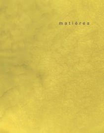 matières 2 - Paysage architectural