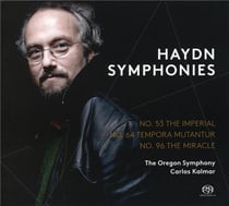 Haydn symphonies. n°53 en ré majeur, n°64 en la majeur, n°96 en ré majeur