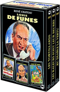 Coffret Louis De Funès 3 films, vol. 2 : les tortillards - les râleurs font leur beurre - au diable la vertu