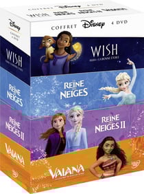 Wish - Asha et la Bonne Étoile + Vaiana, la légende du bout du monde + La Reine des neiges + La Reine des neiges 2