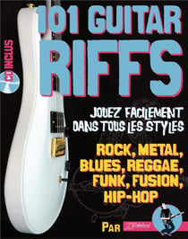 101 GUITAR RIFFS LIVRE + CD