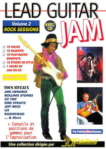 Lead guitar jam t.2 - rock sessions cd tab