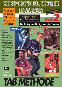 Complete electric bass t.2 - rébillard cd