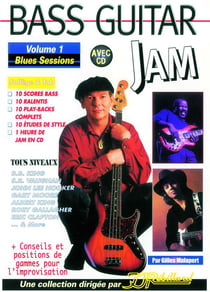 Bass guitar jam t.1 - blues sessions cd tab