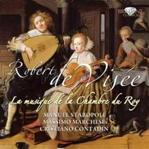 De Visée : La musique de la chambre du roy, vol.1