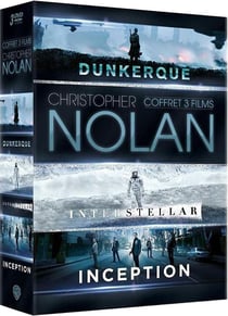 Christopher Nolan - Coffret 3 films : Inception + Interstellar + Dunkerque