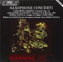 Saxophone concerti