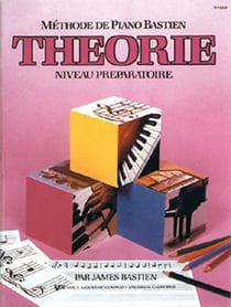 Méthode de piano Bastien - théorie, niveau préparatoire