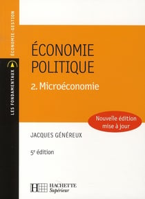 Économie politique t.2 - microéconomie
