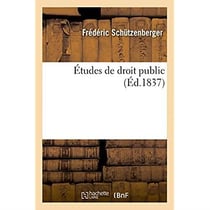 Etudes de droit public