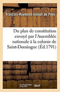 Réflexions sur quelques articles du plan de constitution