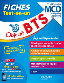 Objectif BTS : fiches tout-en-un - BTS MCO
