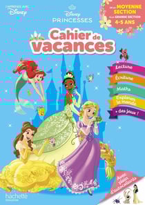Disney princesses - cahier de vacances - de la MS à la GS (édition 2021)