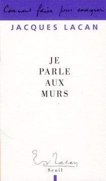 Je parle aux murs
