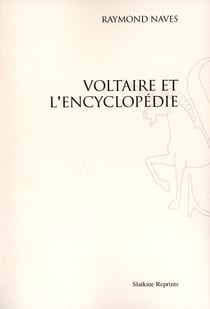 Voltaire et l'encyclopédie
