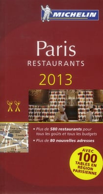 Guide michelin paris 2013