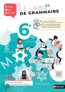 Terre des lettres : le labo de grammaire - 6e - cahier de français (édition 2020)