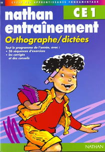Orthographes dictées ce1, cahier d'entrainement