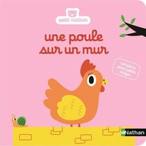 Une poule sur un mur